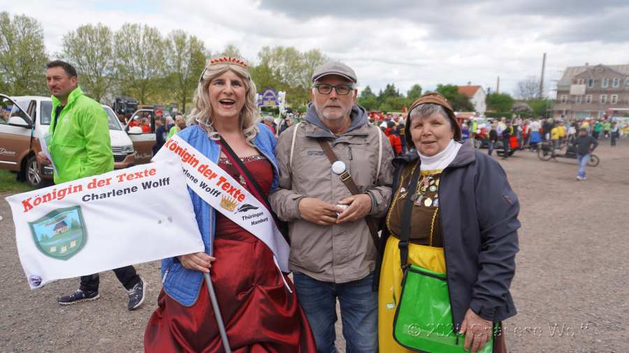Charlene, Volker und Thüringer Wanderfleischerin Irene